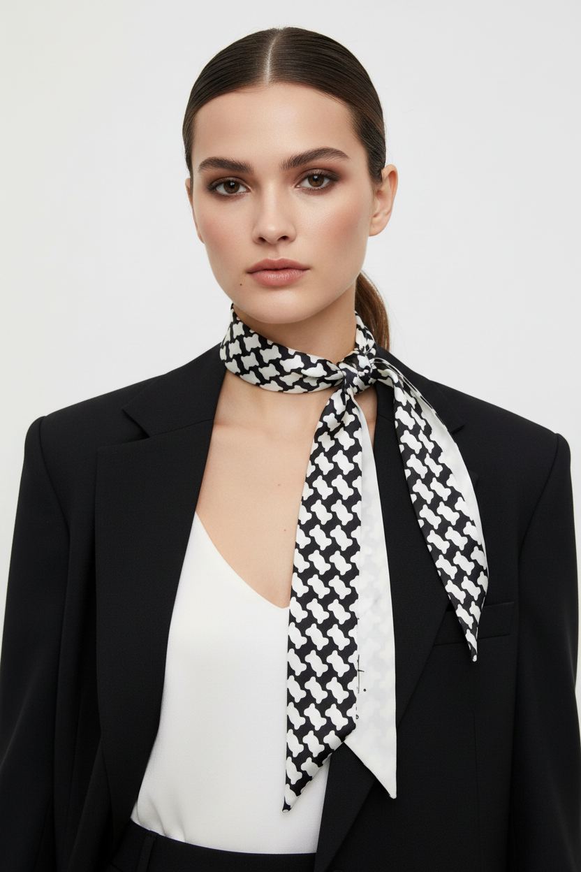 IVORY PARIS SCARF