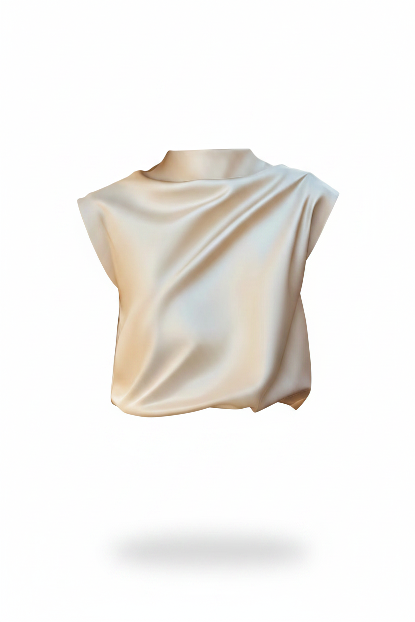 PEARL LUXE SILK BLOUSE