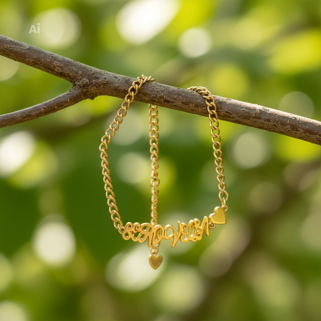 GOLD BRACELET | STAINLESS STEEL TARNISH RESISTANT JEWELLERY