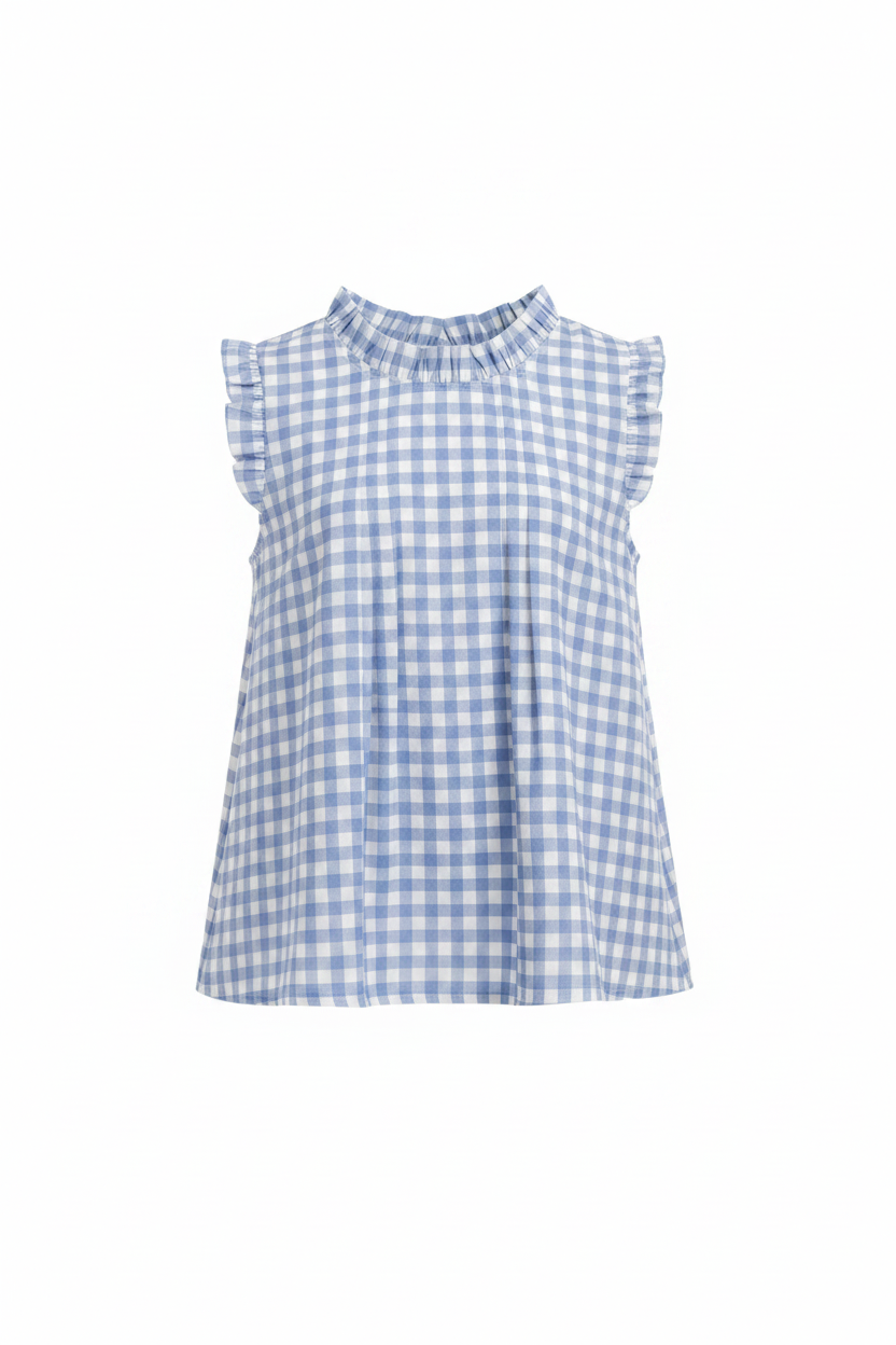 KENSINGTON BLUE STRIPE TOP